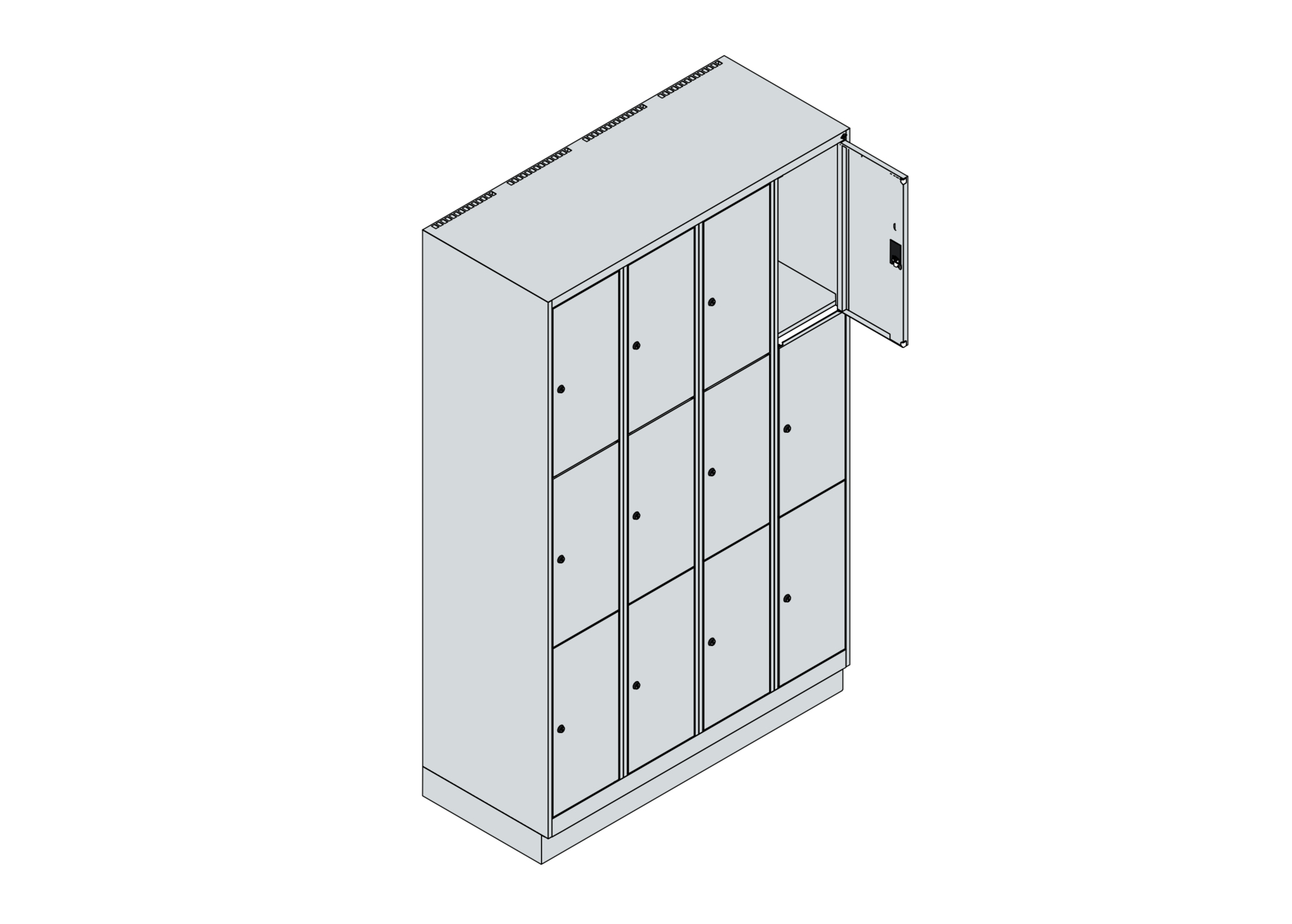 C+P Schließfachschrank